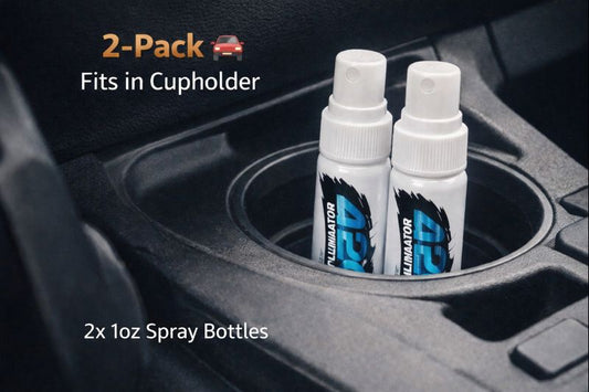 420 Odor Eliminator Spray – New Car Blue Scent (2, 3, or 4-Pack – 1oz Each)