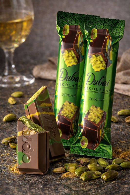 Luxury Dubai Pistachio Chocolate Bar – With Crunchy Kunafa (1 or 2 Bars)